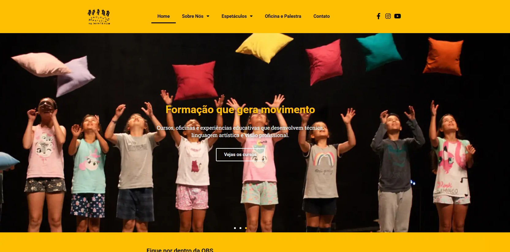 Print do site OBS Sapateado